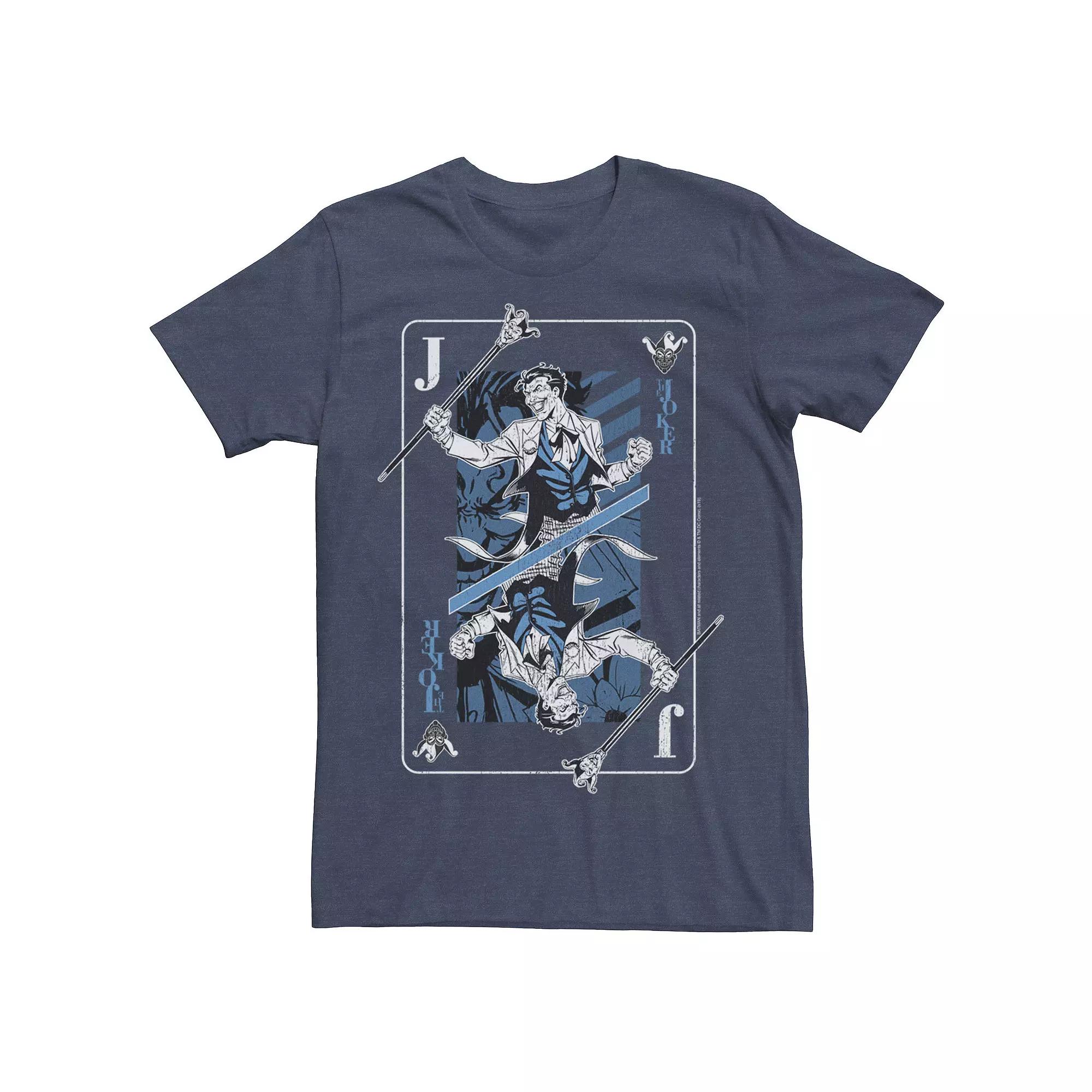 Men's DC Comics The Joker Playing Card Tee,  Product Image