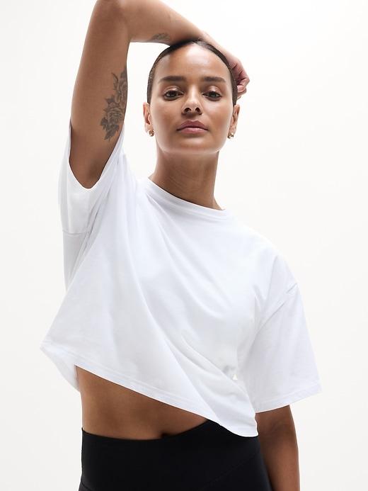 True Cotton Crop Tee Product Image