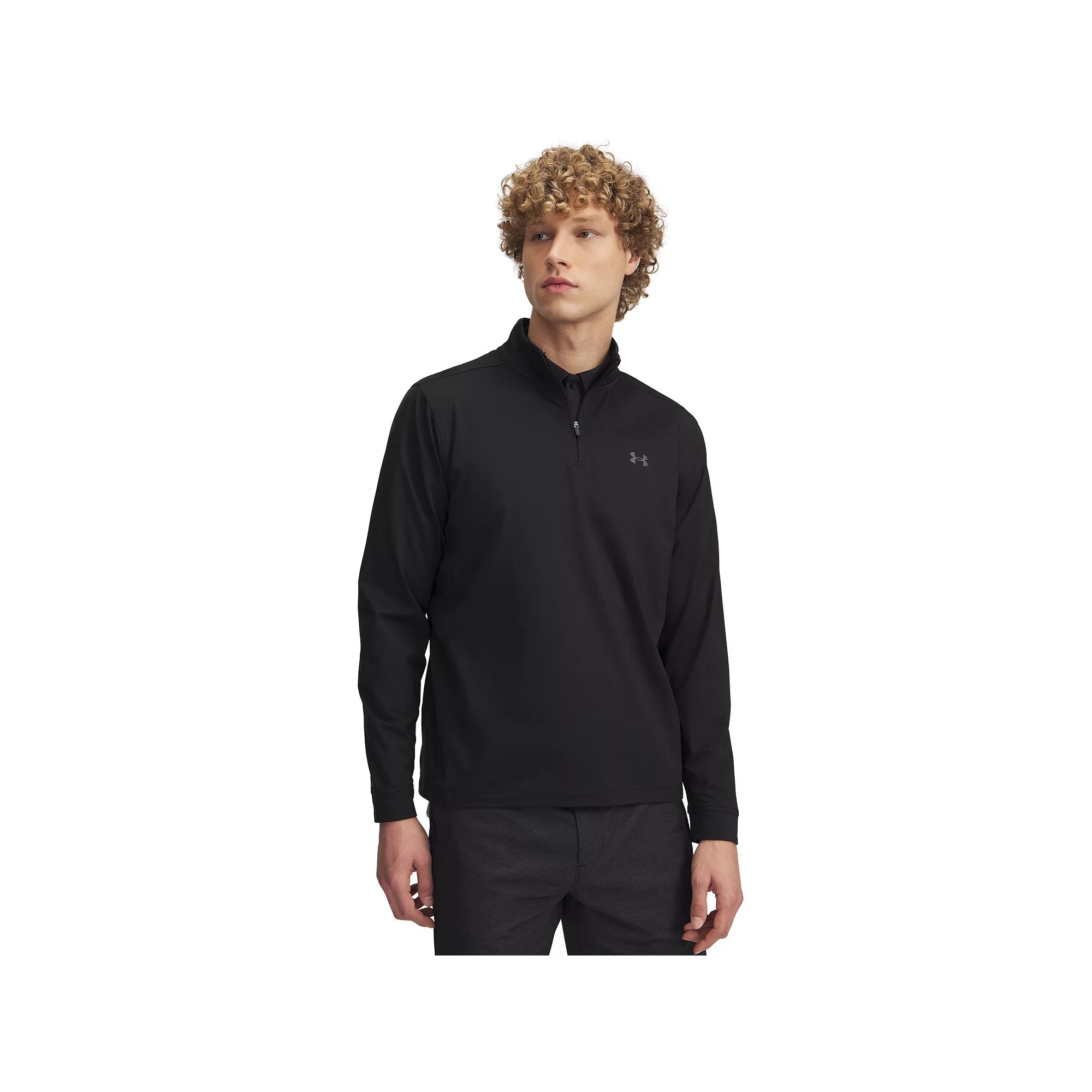 Mens Under Armour Drive Quarter Zip Golf Pullover Product Image