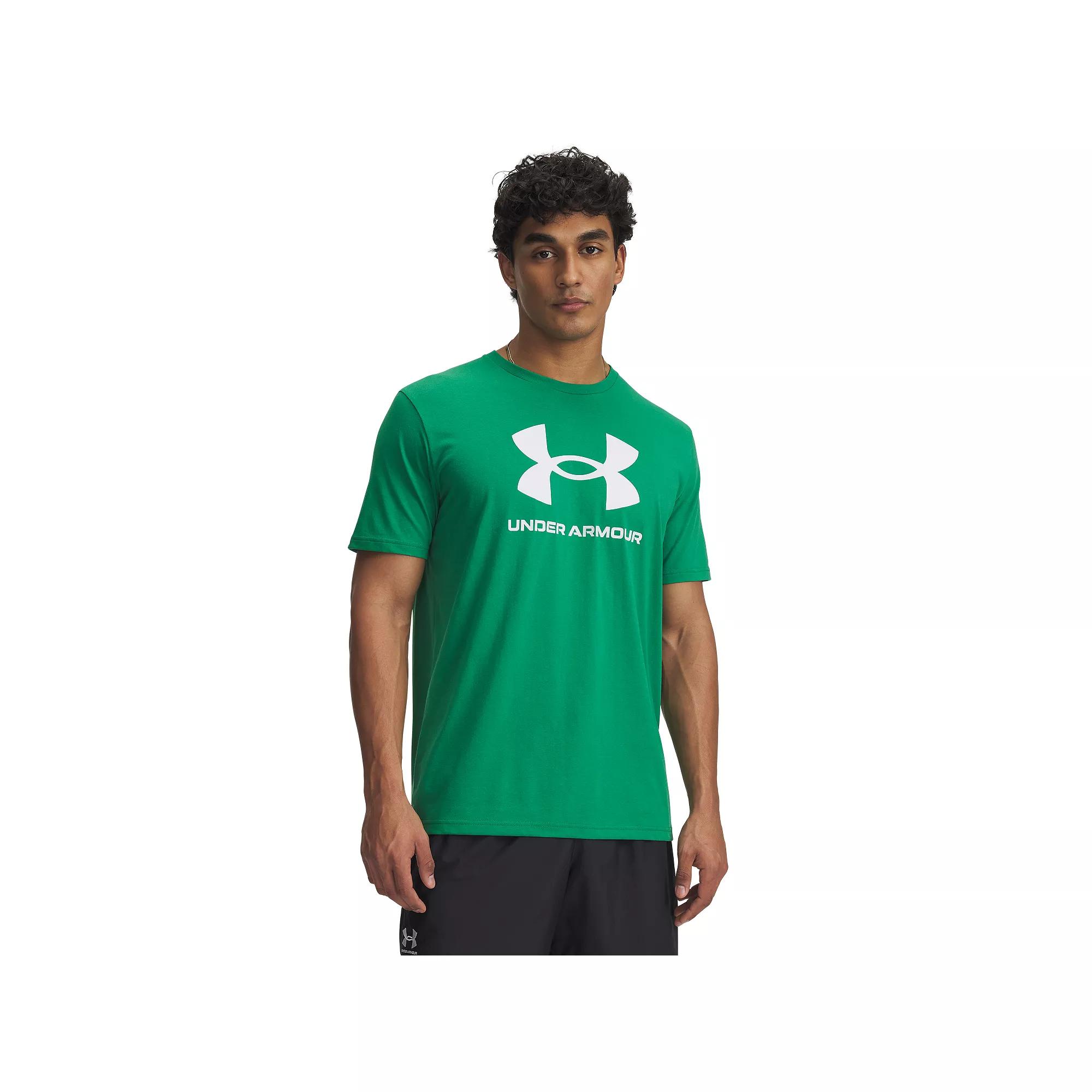 Big & Tall Under Armour Logo Short Sleeve Tee, Men's,  Product Image