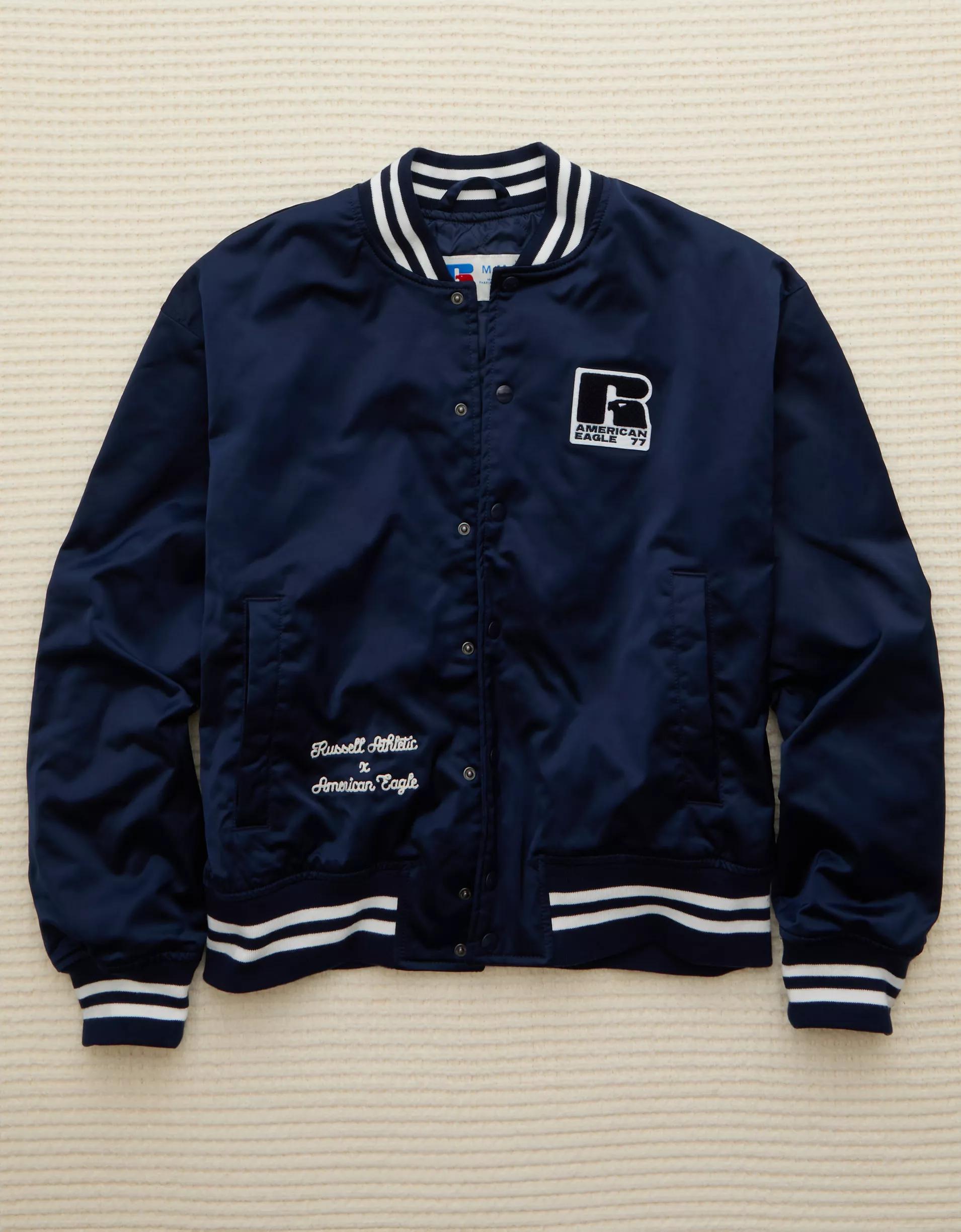 AE x Russell Athletic Varsity Jacket Product Image
