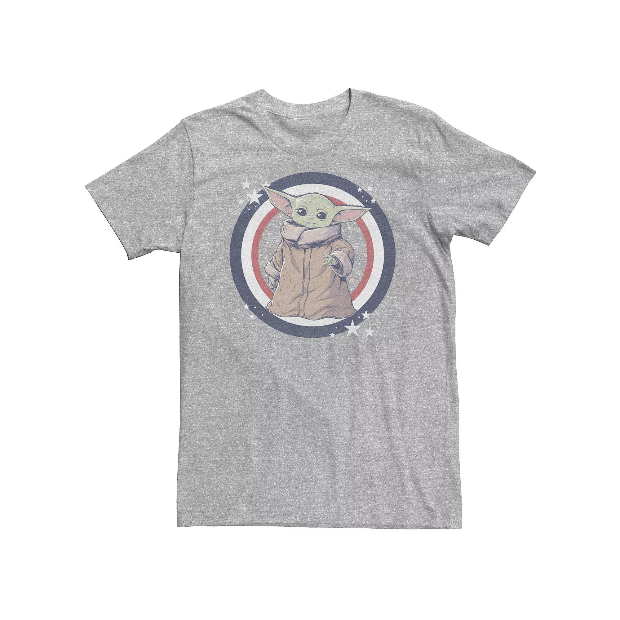 Big & Tall Star Wars: The Mandalorian Fourth Of July Grogu Patriot Tee, Men's,  Product Image