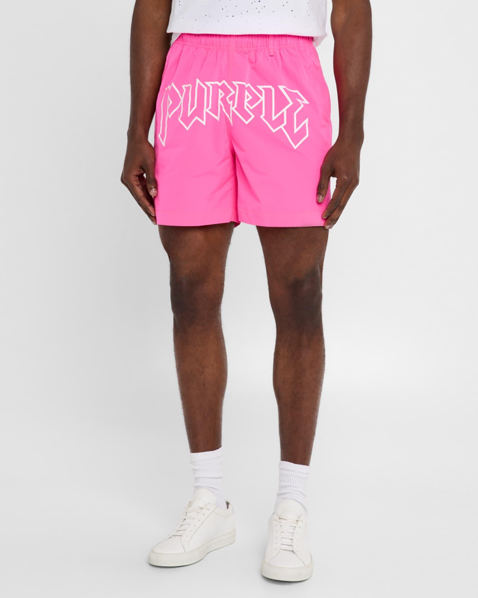 Men's Logo Lettering Swim Shorts Product Image