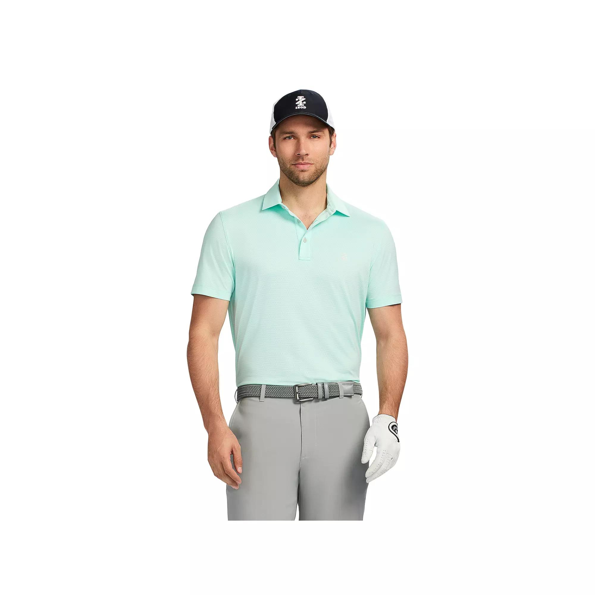 Men's IZOD Swingflex Elite Golf Short Sleeve Polo Shirt, Size: XL, Limpet White Product Image