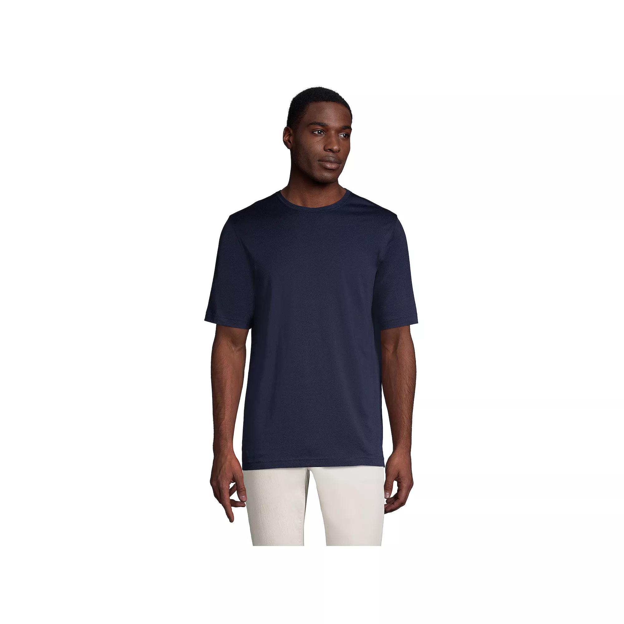 Big & Tall Lands' End Classic-Fit Supima Tee, Men's,  Product Image