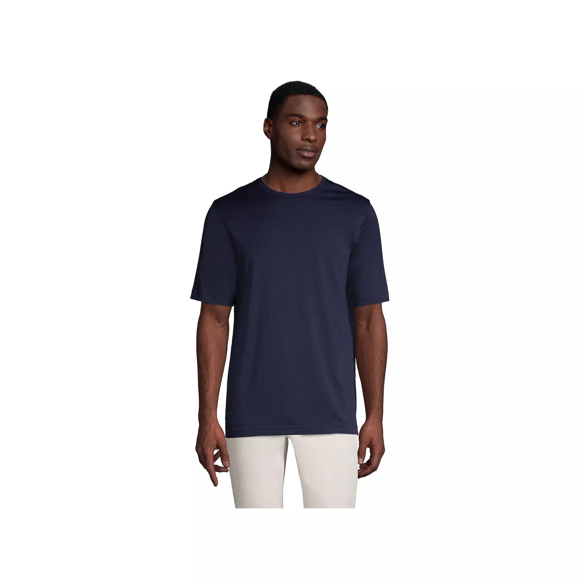 Big & Tall Lands' End Classic-Fit Supima Tee, Men's,  Product Image