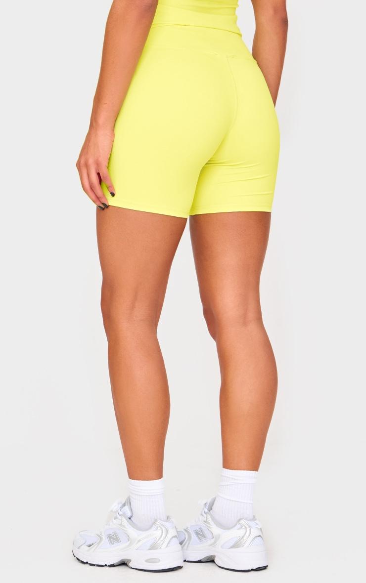 Lime Ultimate Sculpt High Waist Gym Shorts Product Image