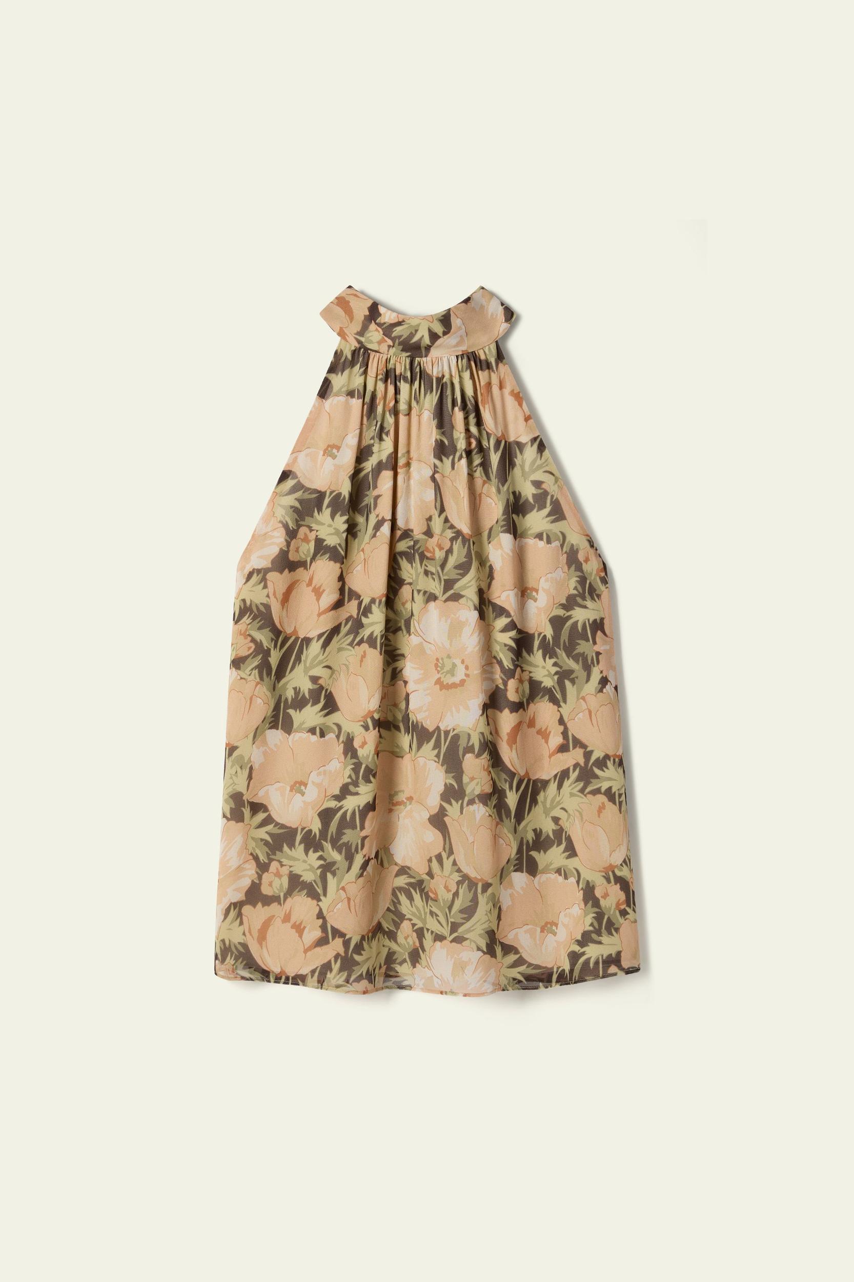 Poppy Parade Silk Top - Made With Liberty Fabric Product Image