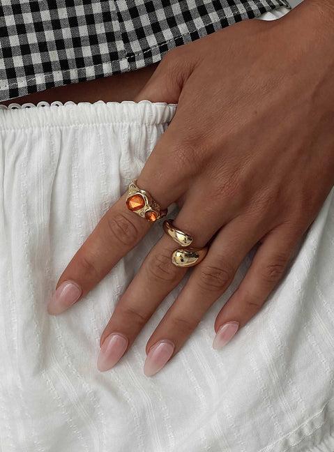 Rich Spirit Ring Pack Gold / Orange Product Image