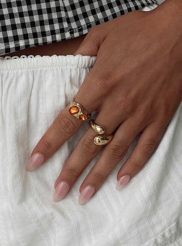 Rich Spirit Ring Pack Gold / Orange Product Image