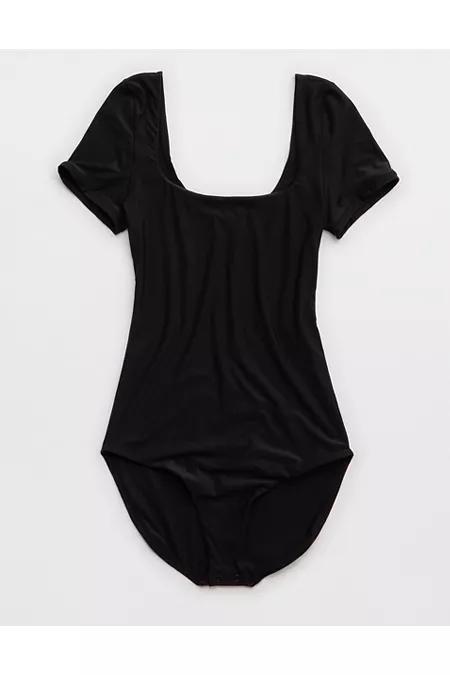 SMOOTHEZ Short Sleeve Square Neck Bodysuit Women's Product Image