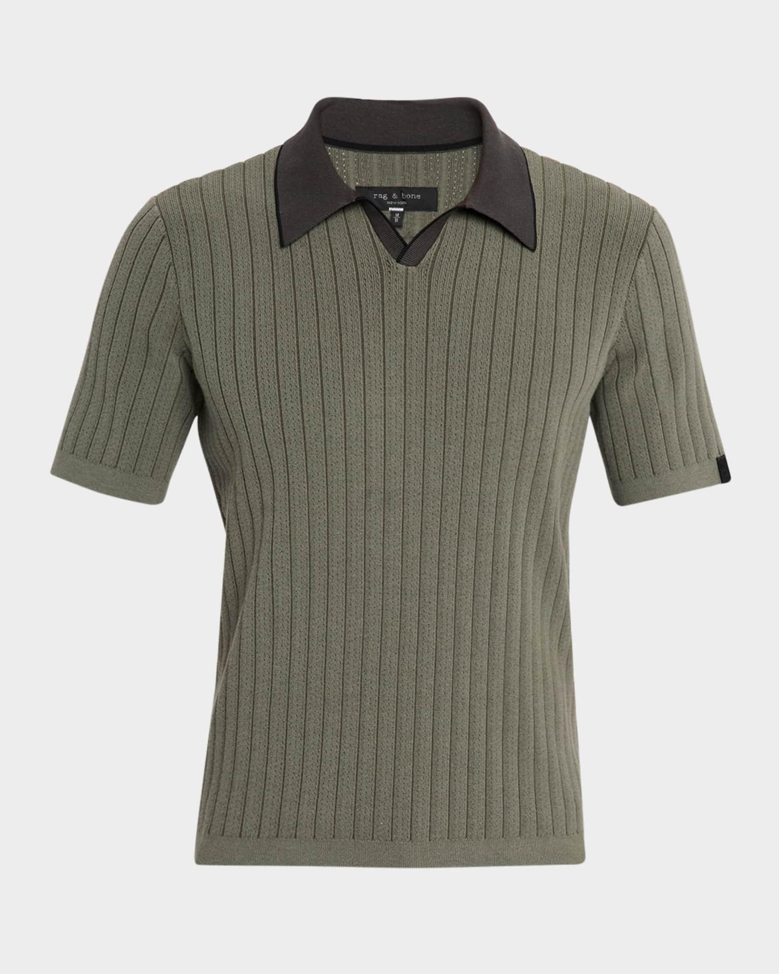 Mens Sanford Johnny Collar Polo Shirt Product Image