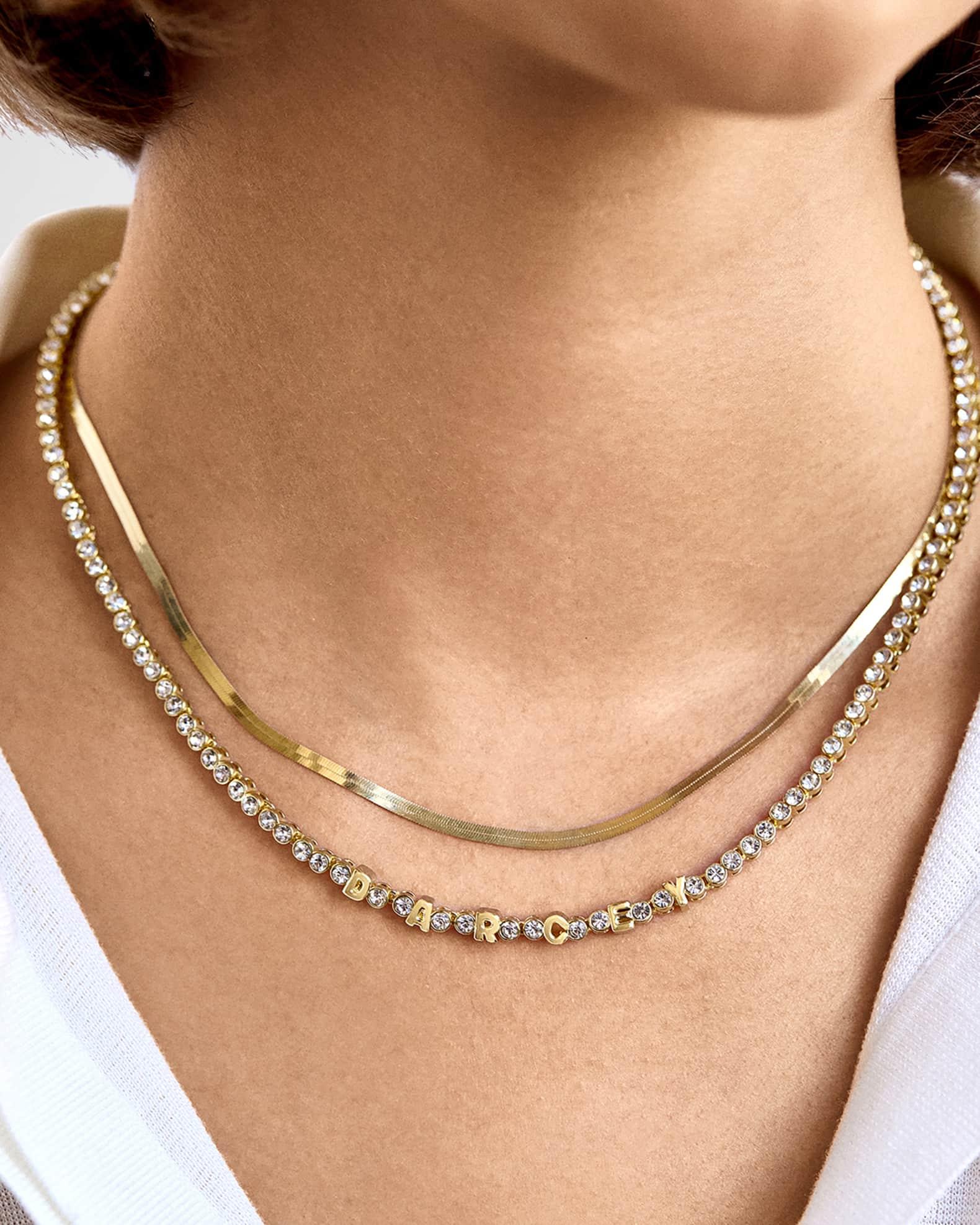 Amalie Bezel Custom Tennis Necklace Product Image