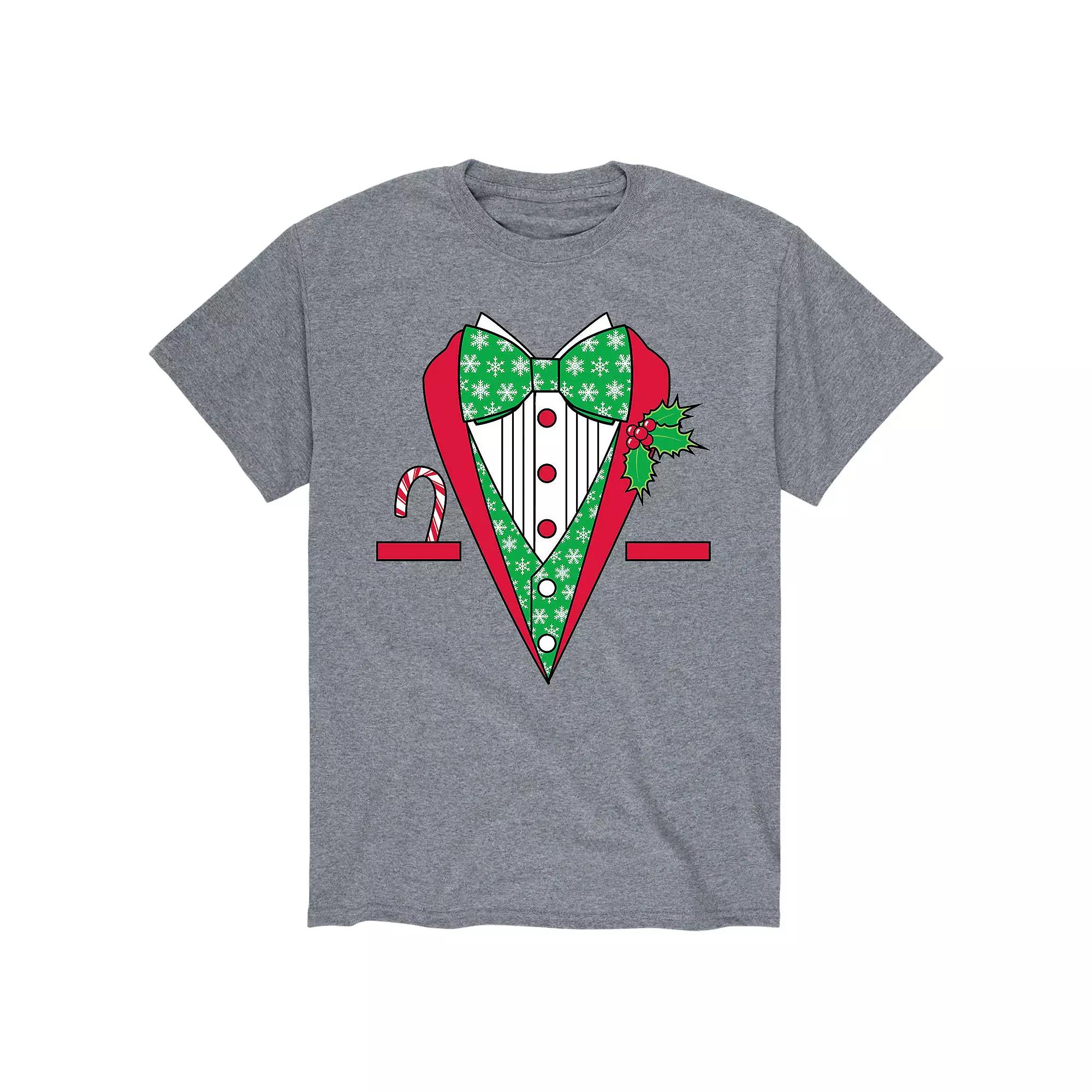 Men's Christmas Tuxedo Tee,  Product Image