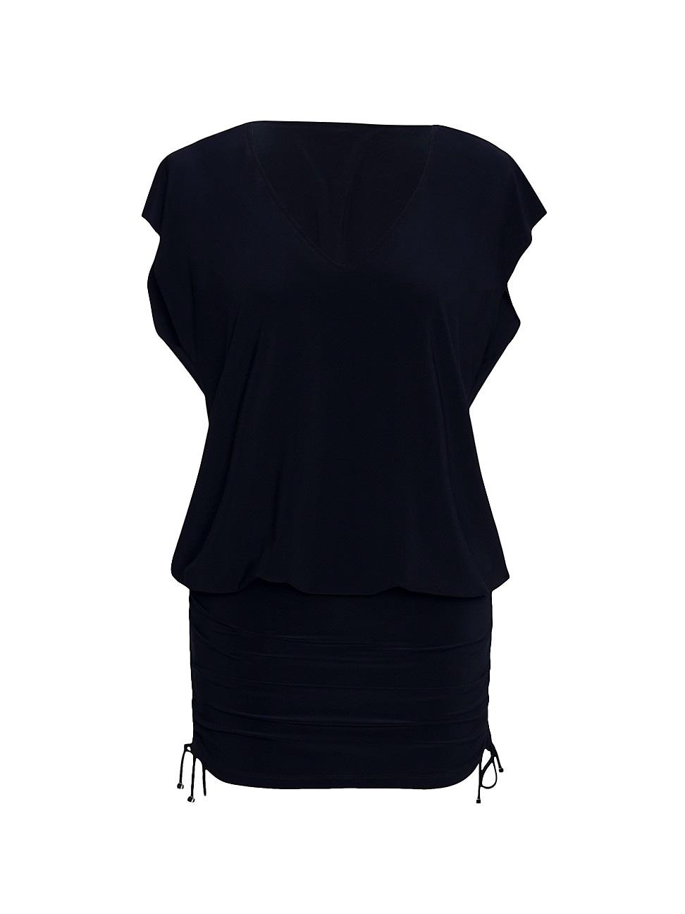 Shirred Swim Dress Cover-Up Product Image