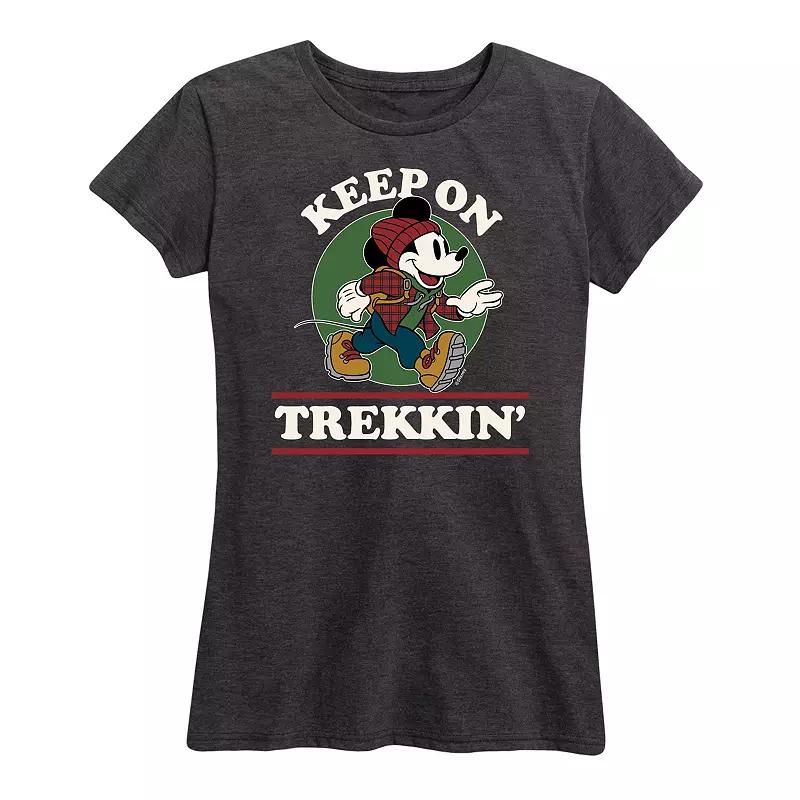 Disney's Mickey Mouse Women's Keep On Trekkin' Graphic Tee,  Product Image