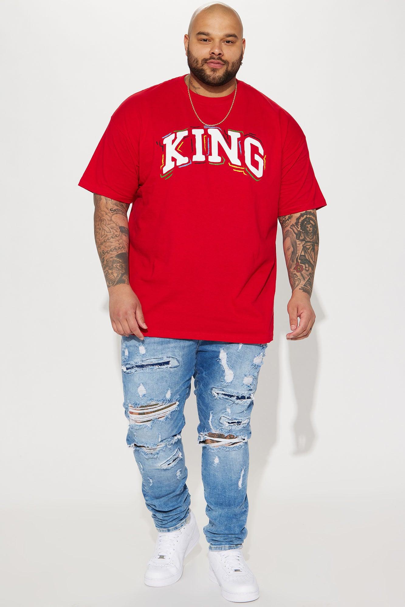 I'm King Short Sleeve Tee - Red Product Image