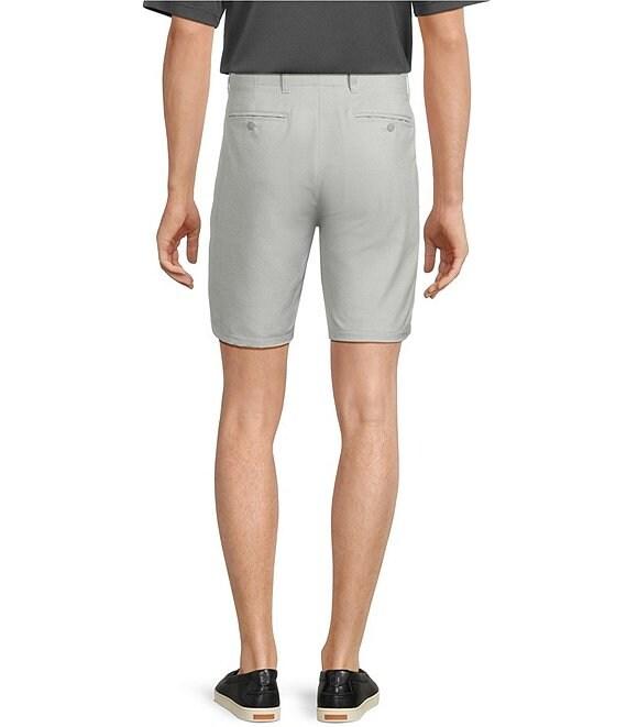 Roundtree & Yorke Performance Stretch Fabric Classic Fit Flat Front 8#double; Horizontal Texutred Shorts Product Image