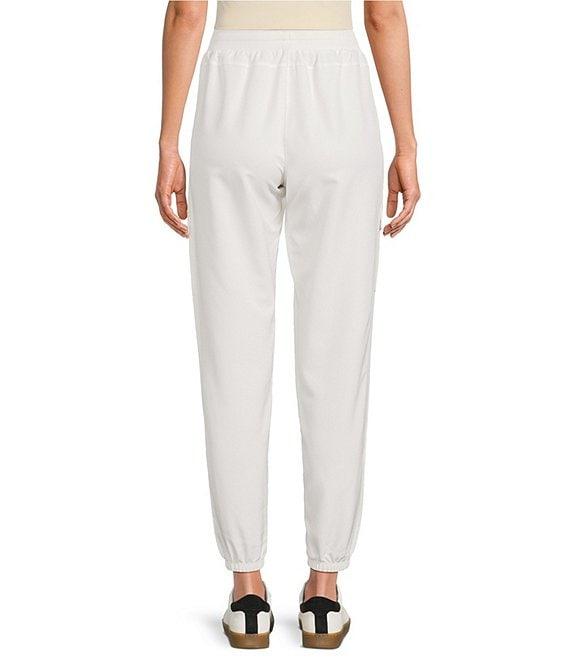 Kinesis Woven Elastic Cinched Cuff Ribbed Waistband Flap Pocket Ankle Joggers Product Image