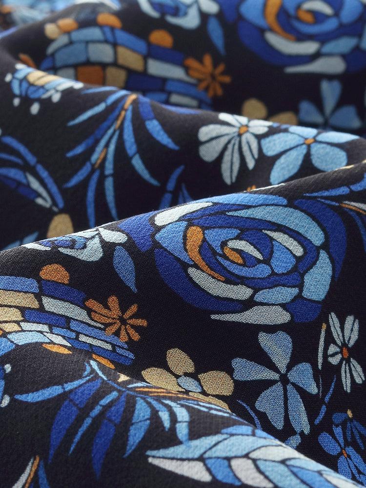 10MM Mulberry Silk Halterneck Slip Maxi Dress With Detachable Chest Pa Product Image