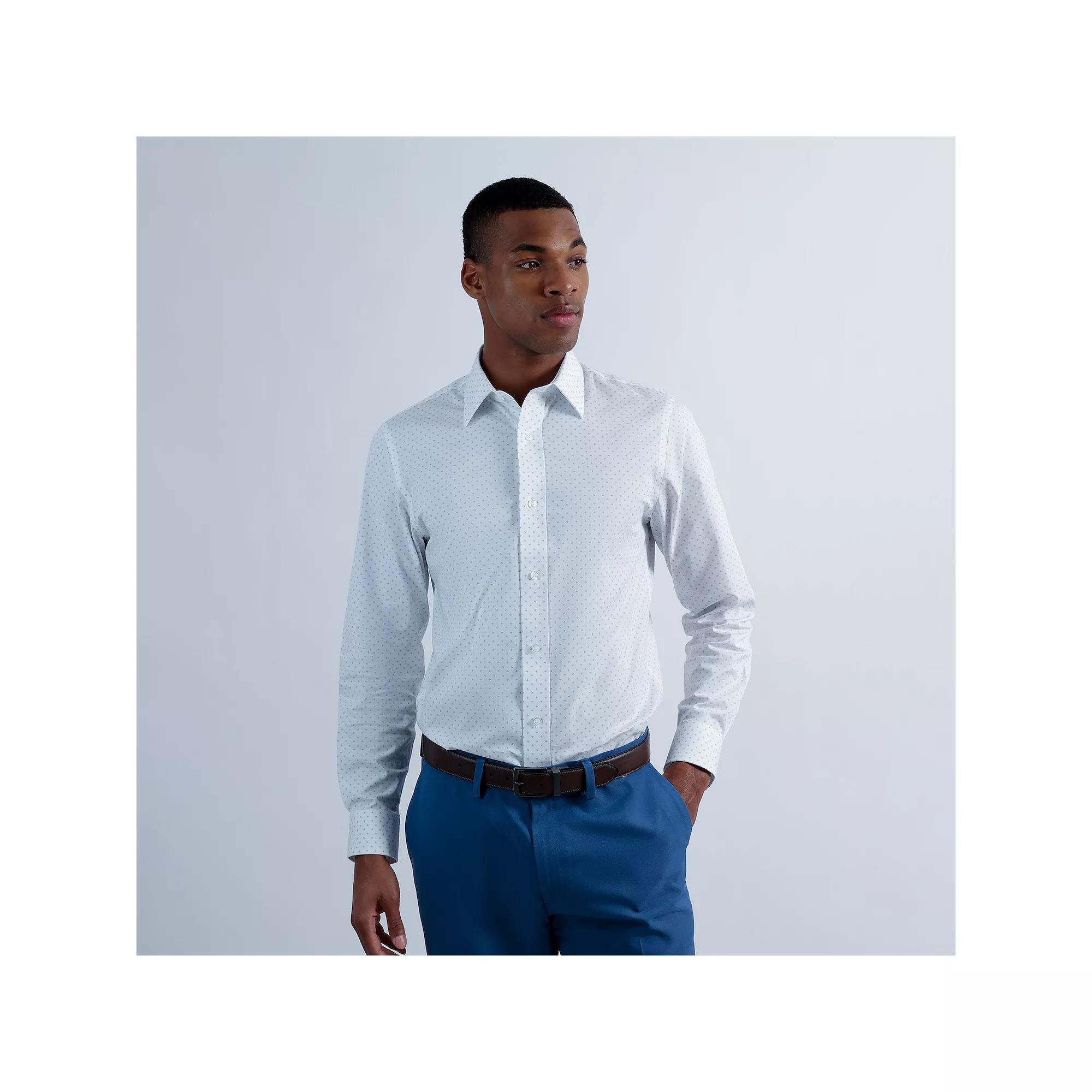 Mens Haggar Premium Comfort Slim Fit Dress Shirt Product Image