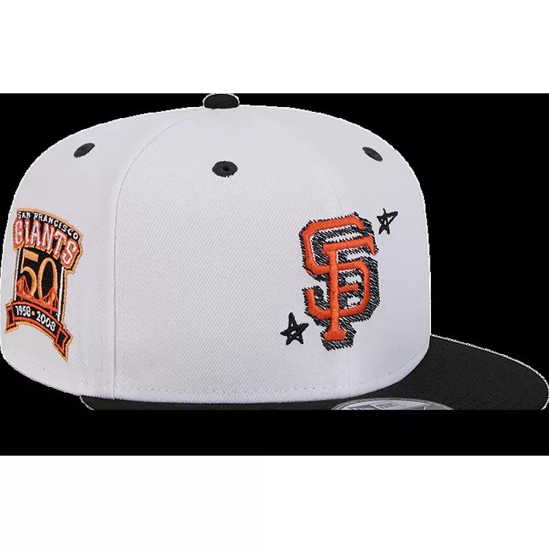 Men's New Era White San Francisco Giants Official Doodles 9FIFTY Snapback Hat Product Image