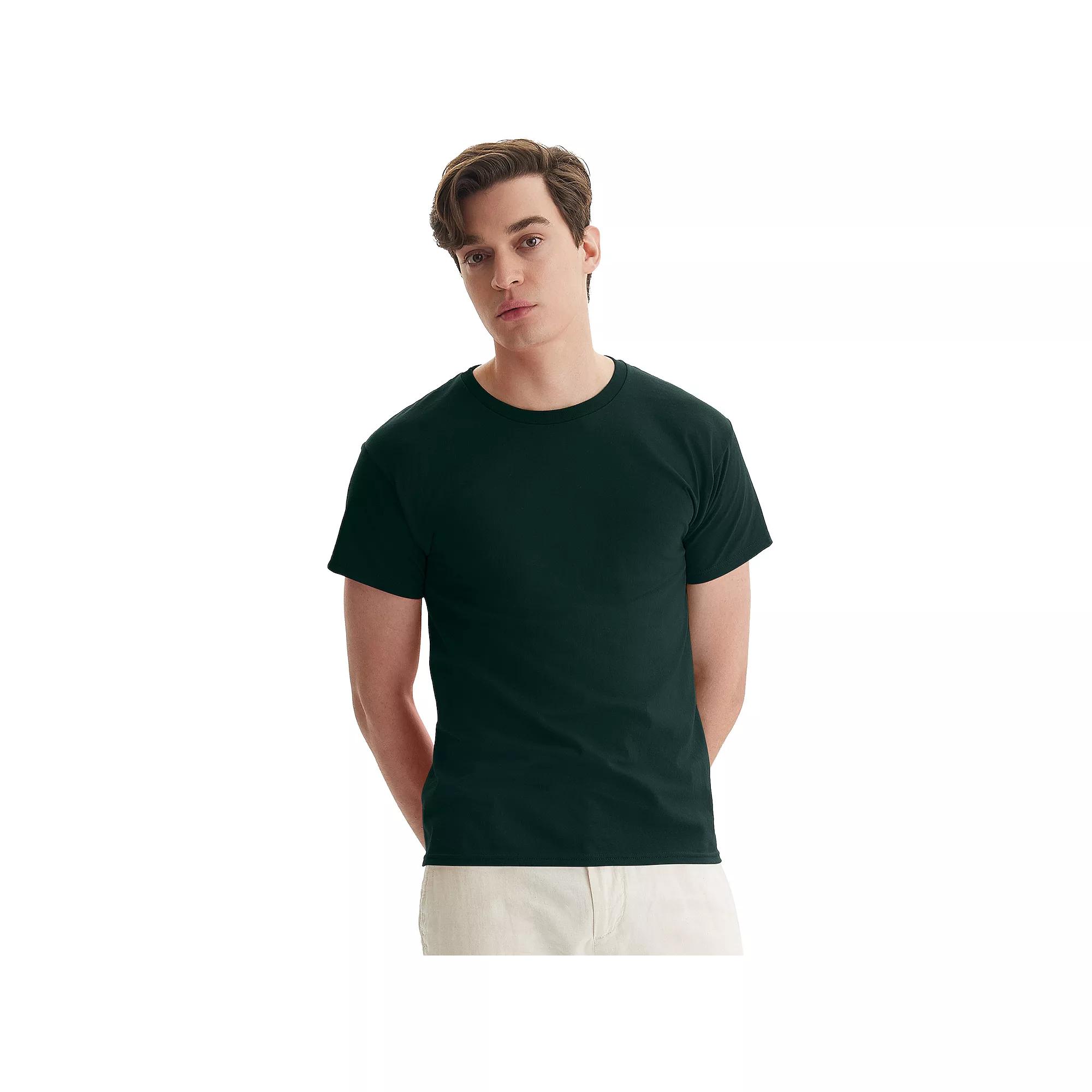 Men's Hanes® Essentials 4-Pack Cotton T-Shirt,  Product Image