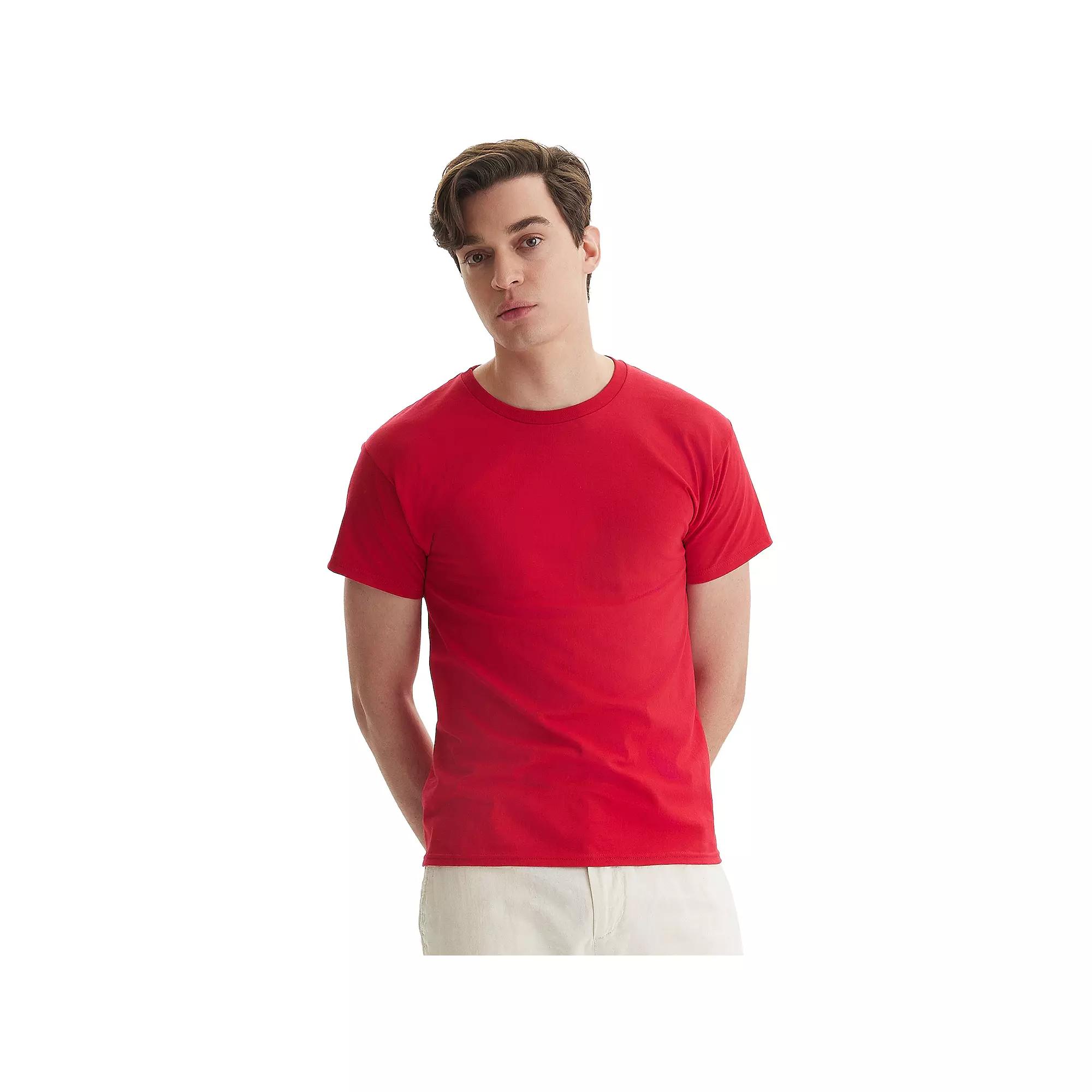 Men's Hanes® Essentials 4-Pack Cotton T-Shirt,  Product Image