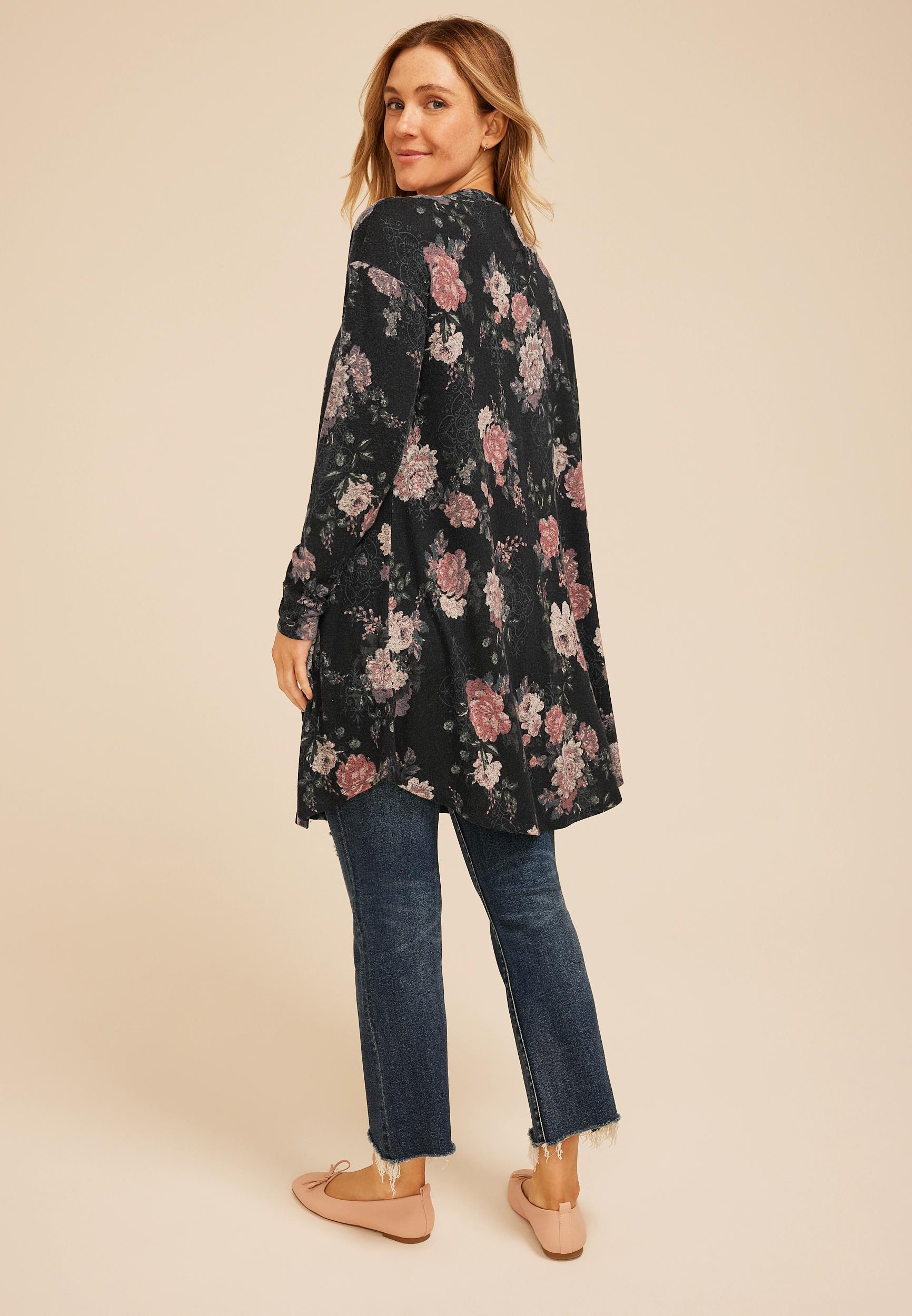 Hacci Printed Cardigan Product Image