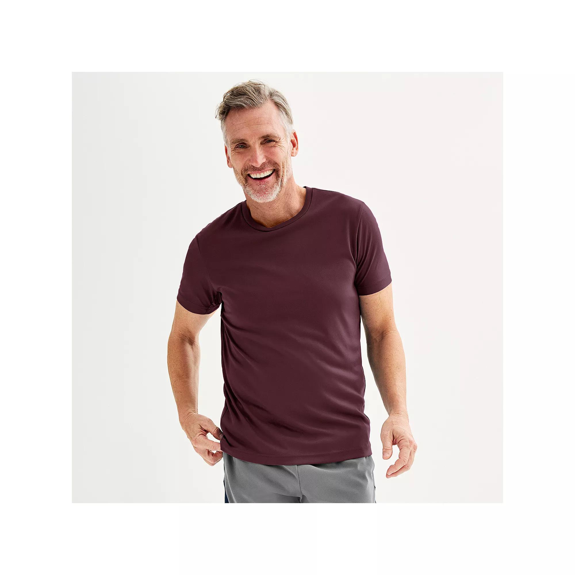 Men's Tek Gear® Dry Tek Tee, Size: Medium, Pamia Purple Product Image