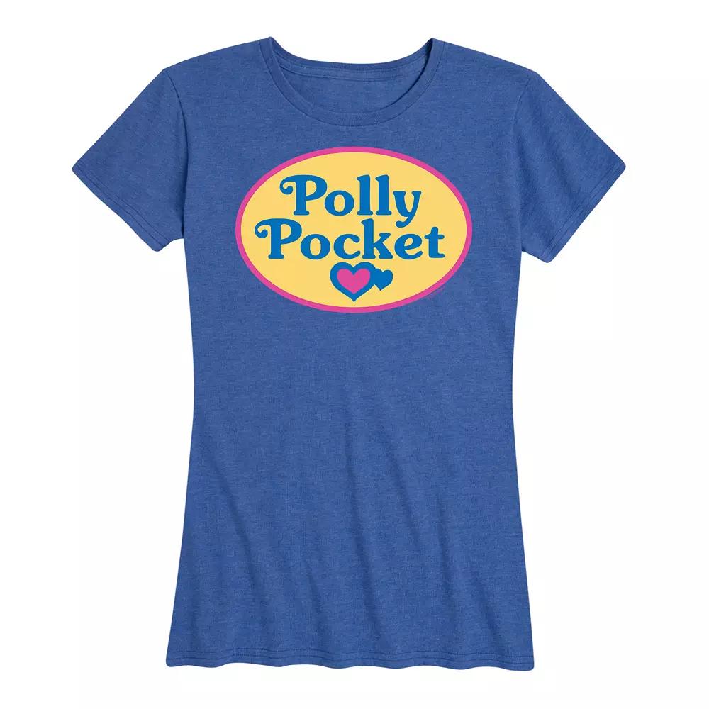 Women's Polly Pocket Color Logo Graphic Tee,  Product Image