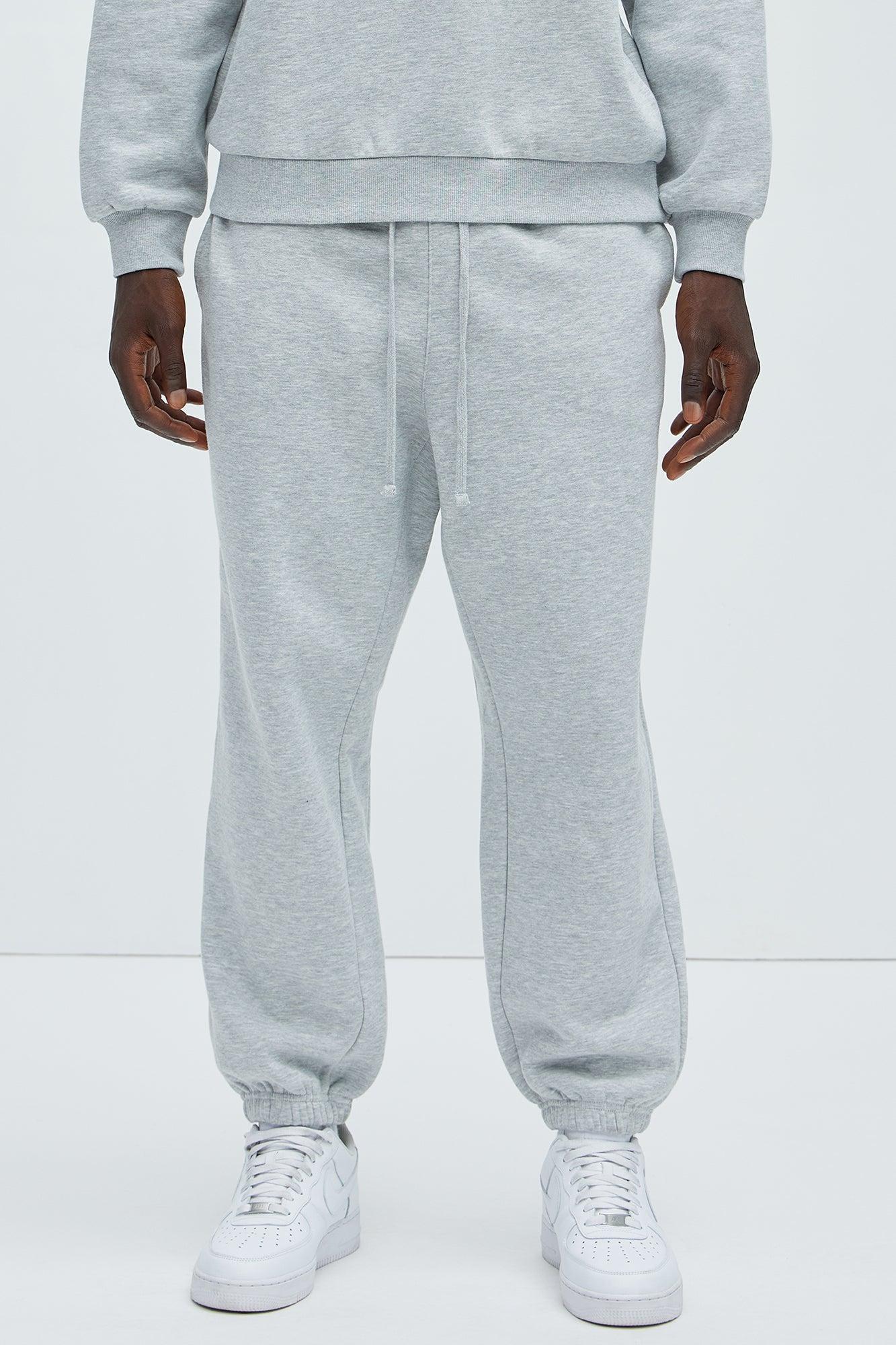 Tyson Relaxed Gusset Jogger - Heather Grey Product Image
