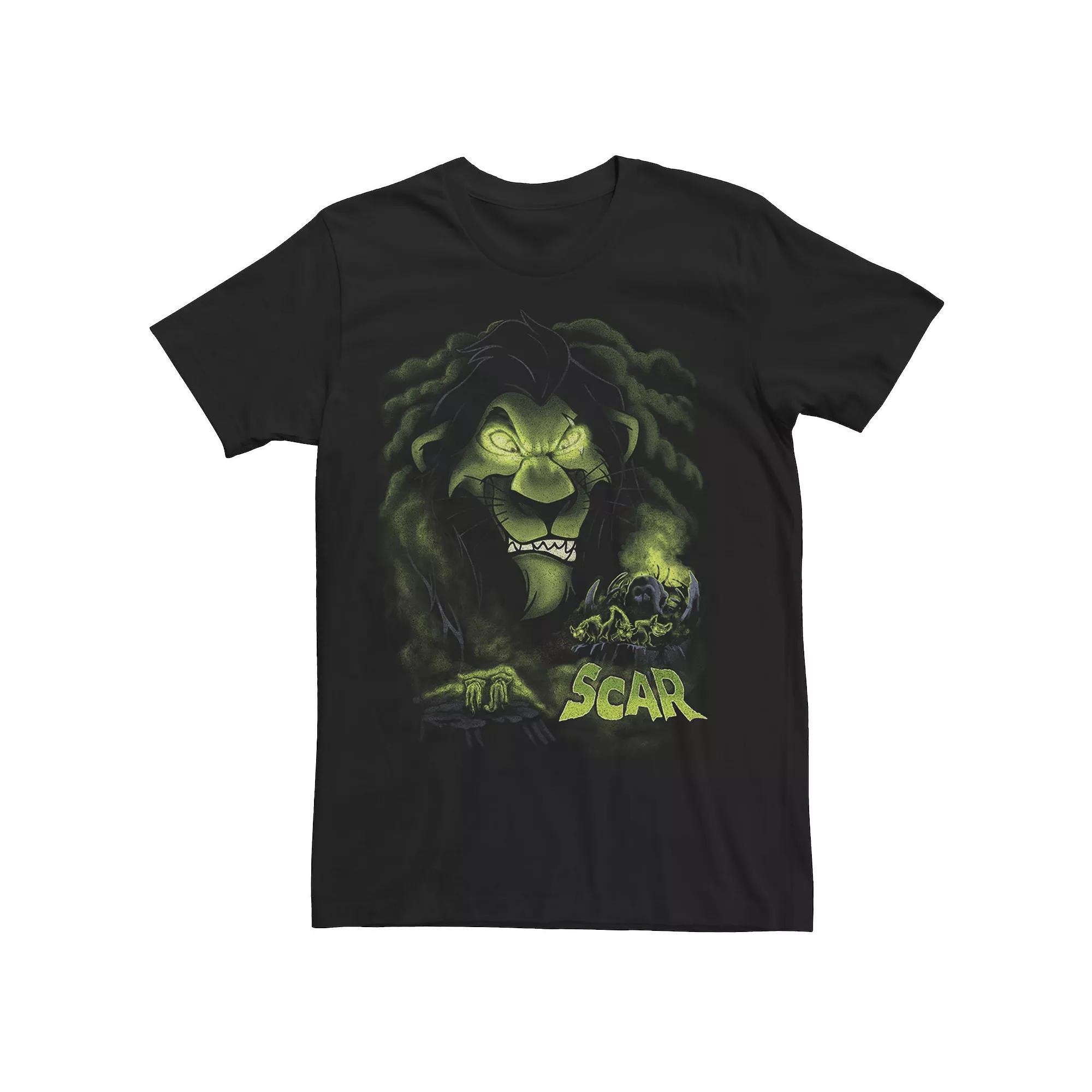 Men's Disney's The Lion King Scar Green Smoke Poster Tee,  Product Image