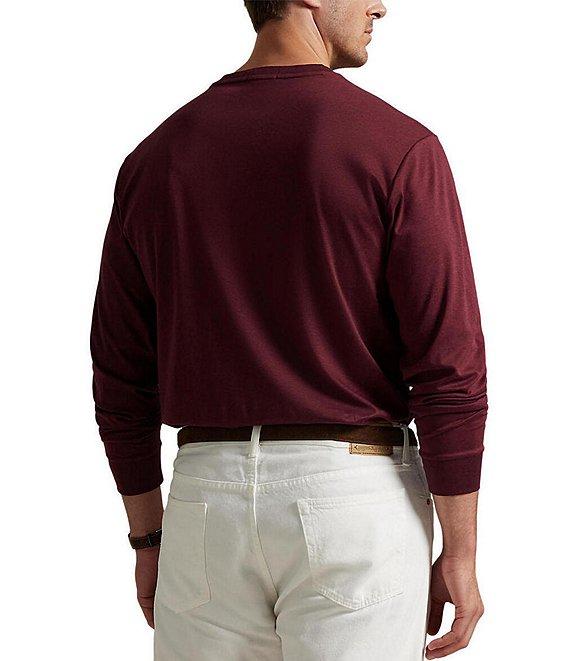 Polo Ralph Lauren Big & Tall Soft Cotton Long Sleeve T-Shirt Product Image