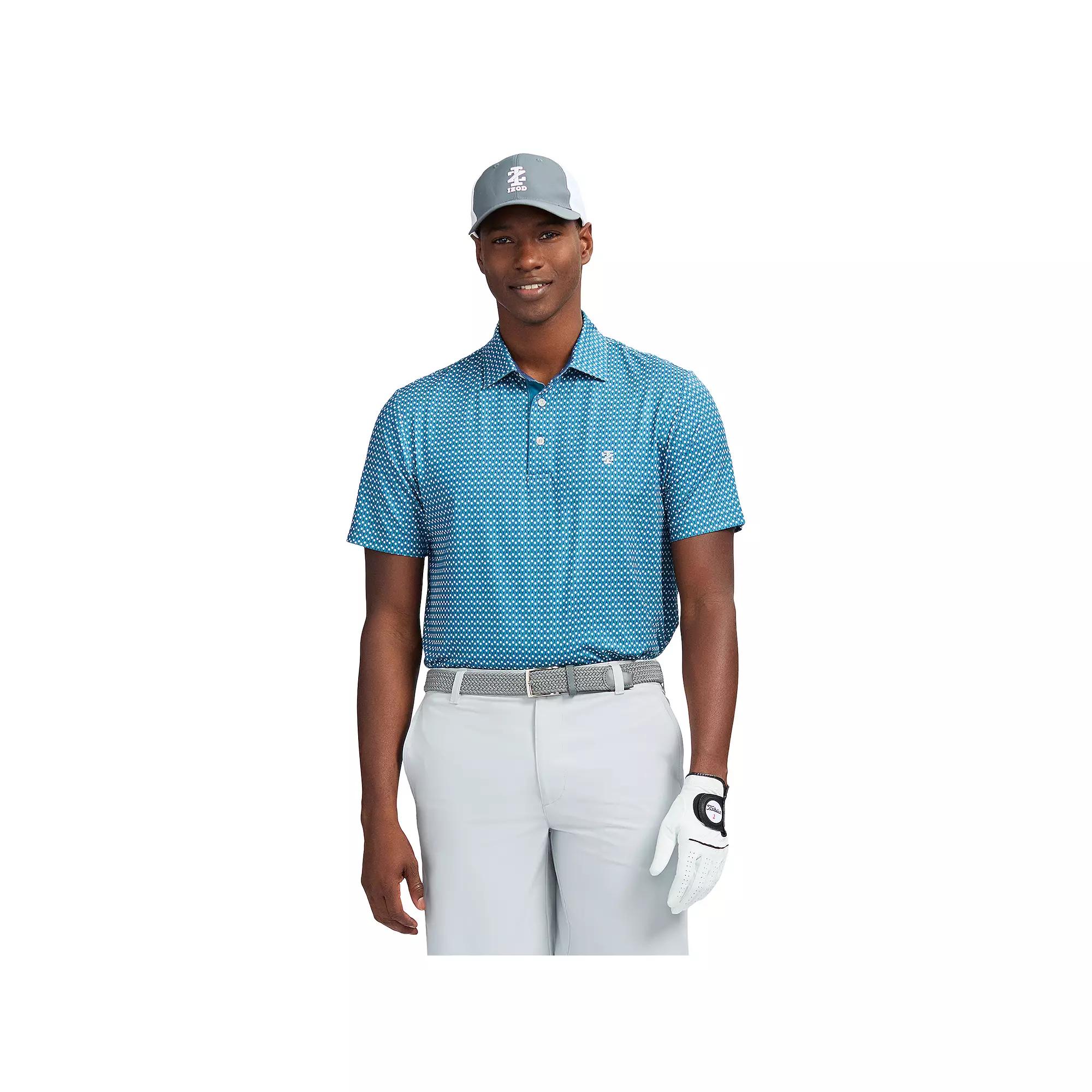 Men's IZOD Swingflex Elite Golf Short Sleeve Polo, Size: Large, Green Golf Product Image