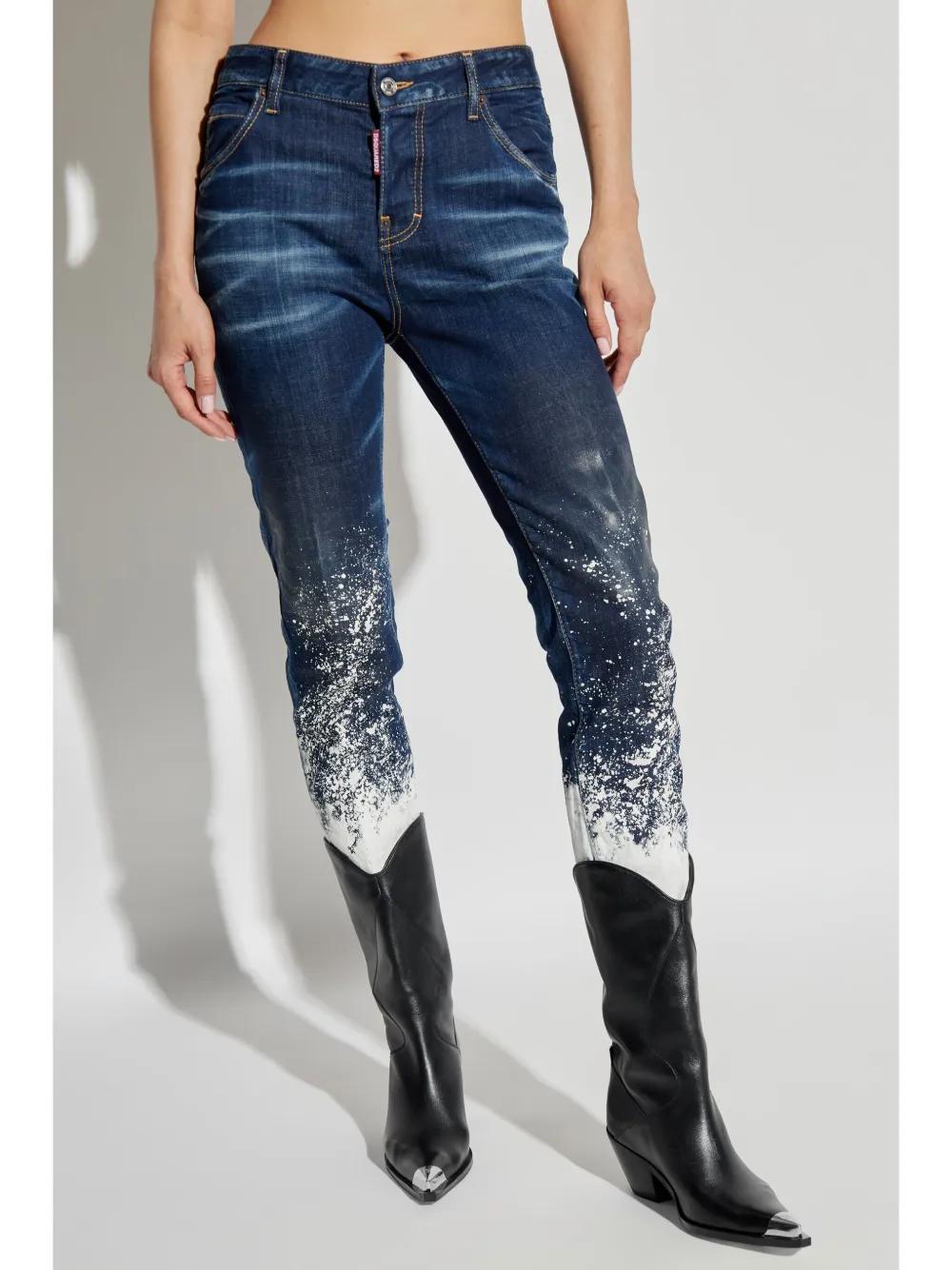 paint-splatter jeans Product Image