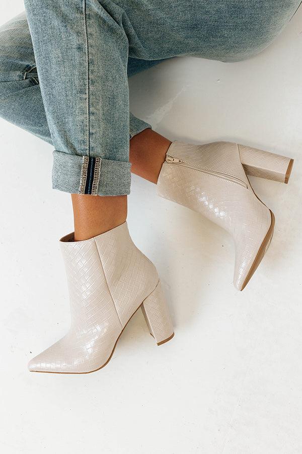 The Tisch Faux Leather Bootie Product Image