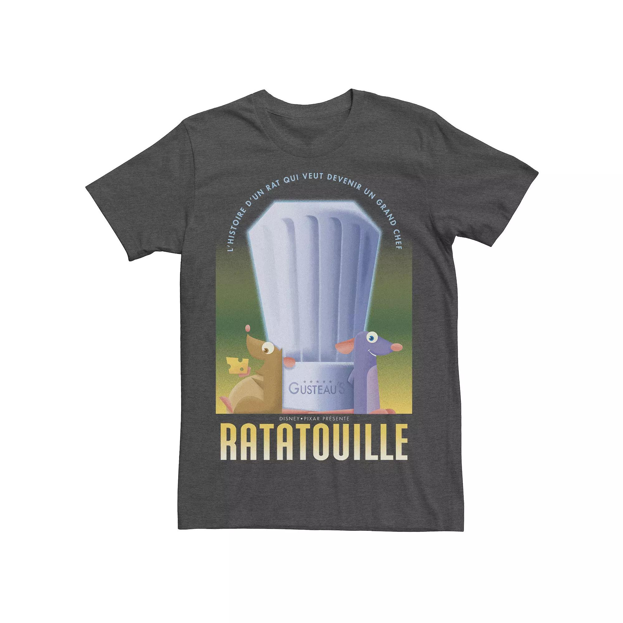 Disney / Pixar's Ratatouille Remy & Emile Men's Gusteau's Poster Tee,  Product Image