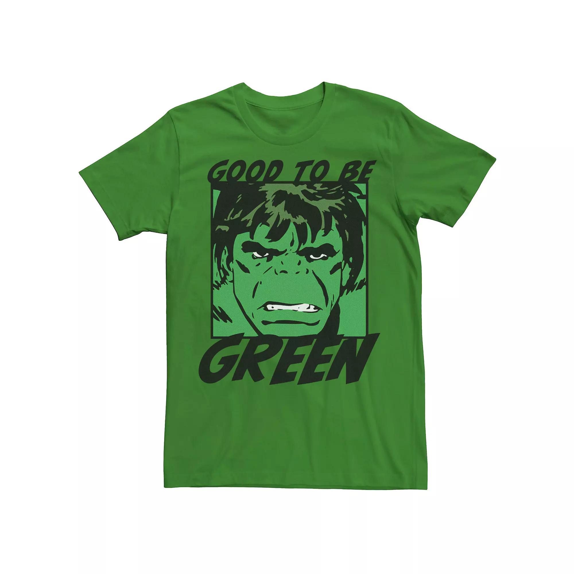 Men's Marvel Avengers St. Patrick's Day Hulk Good To Be Green Tee,  Product Image