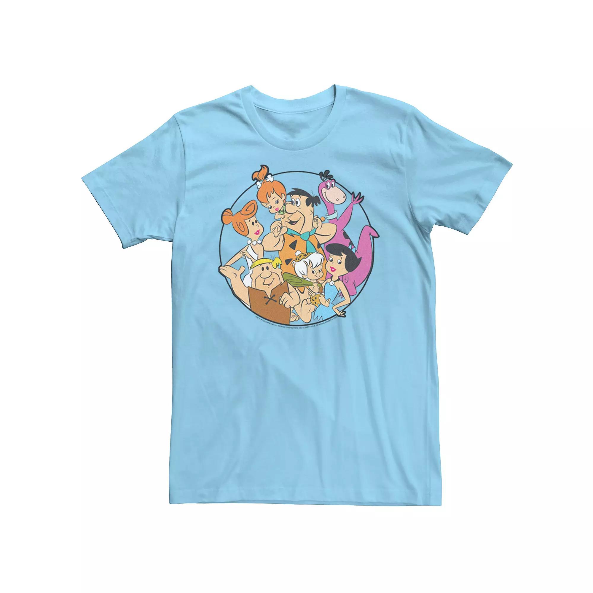 Men's The Flintstones Group Shot Circle Tee,  Product Image