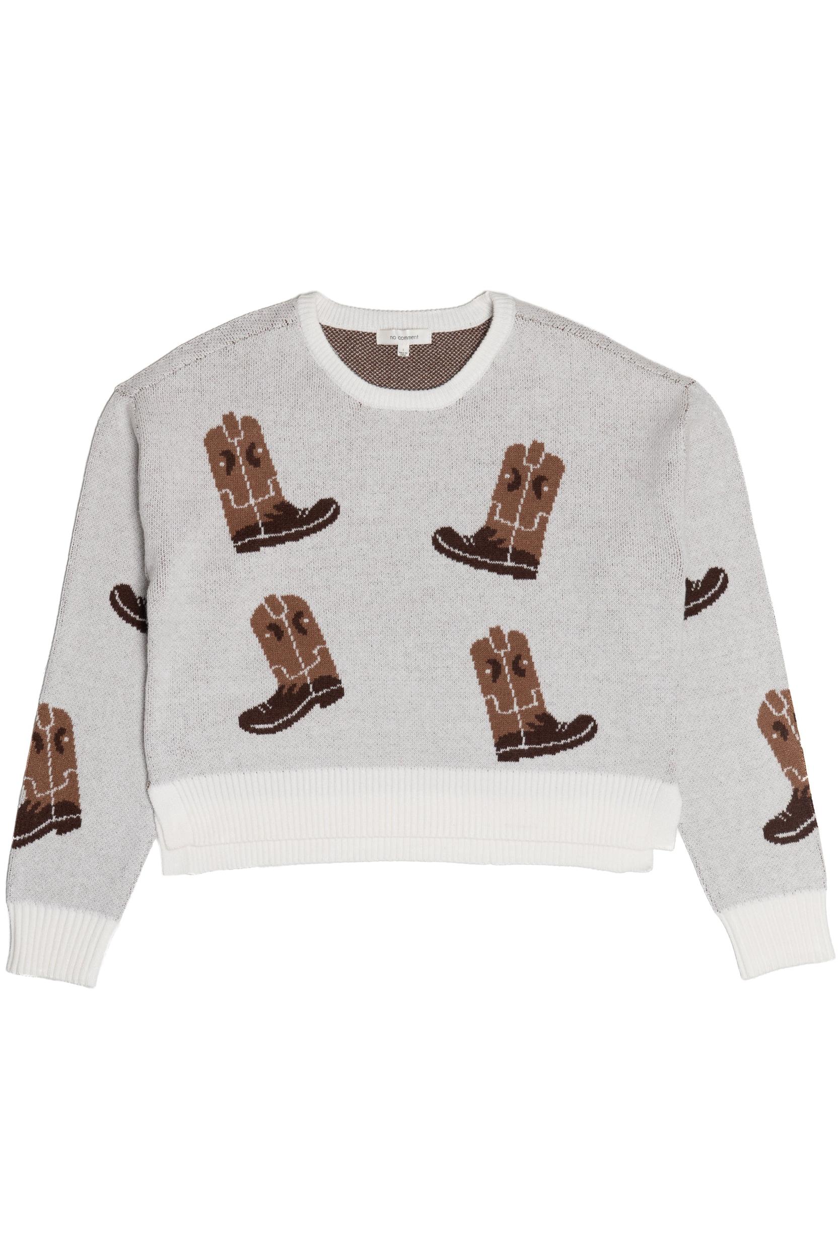Knit Print Sweater Product Image