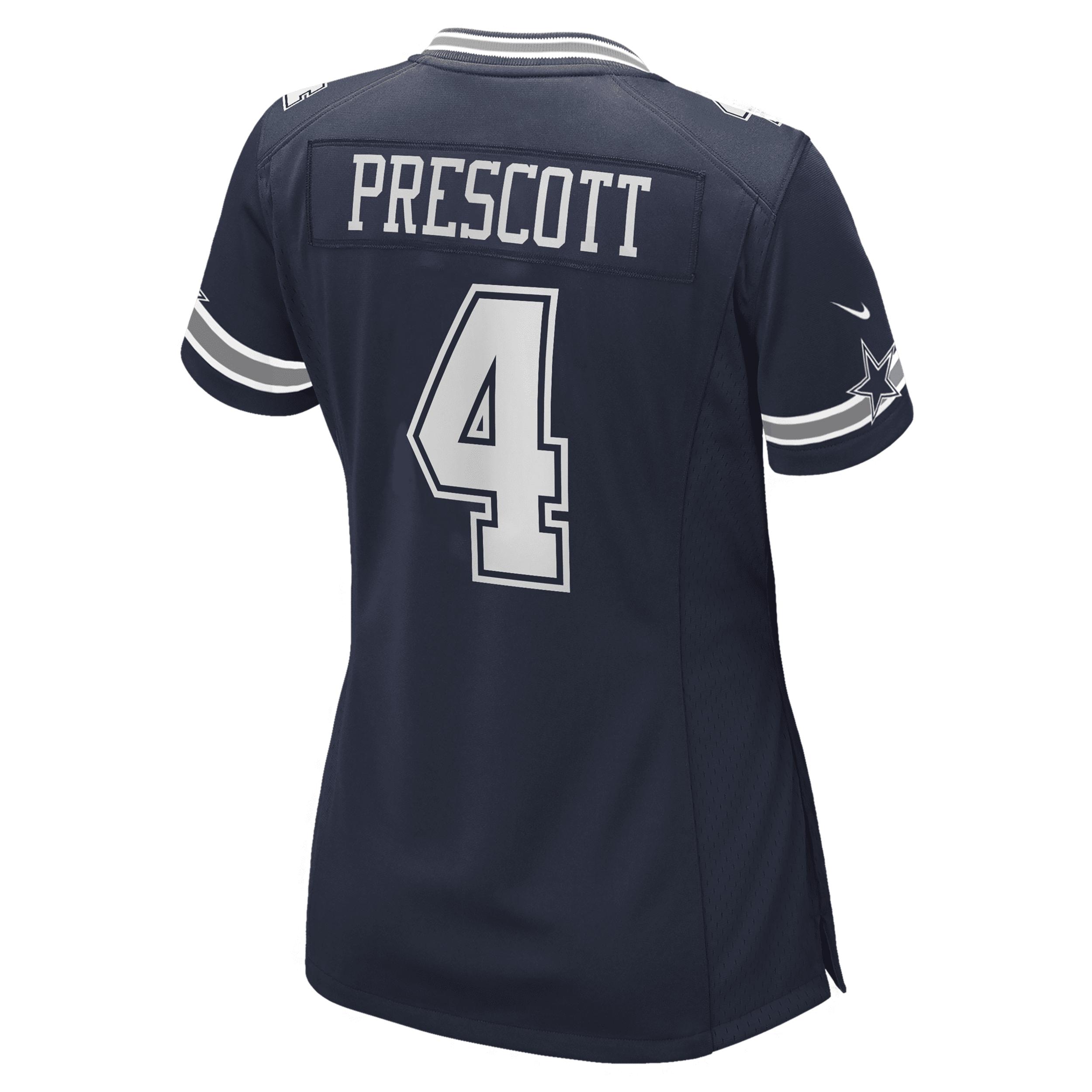 Nike Mens NFL Dallas Cowboys (Dak Prescott) Game Football Jersey | FN3687692-000 Product Image