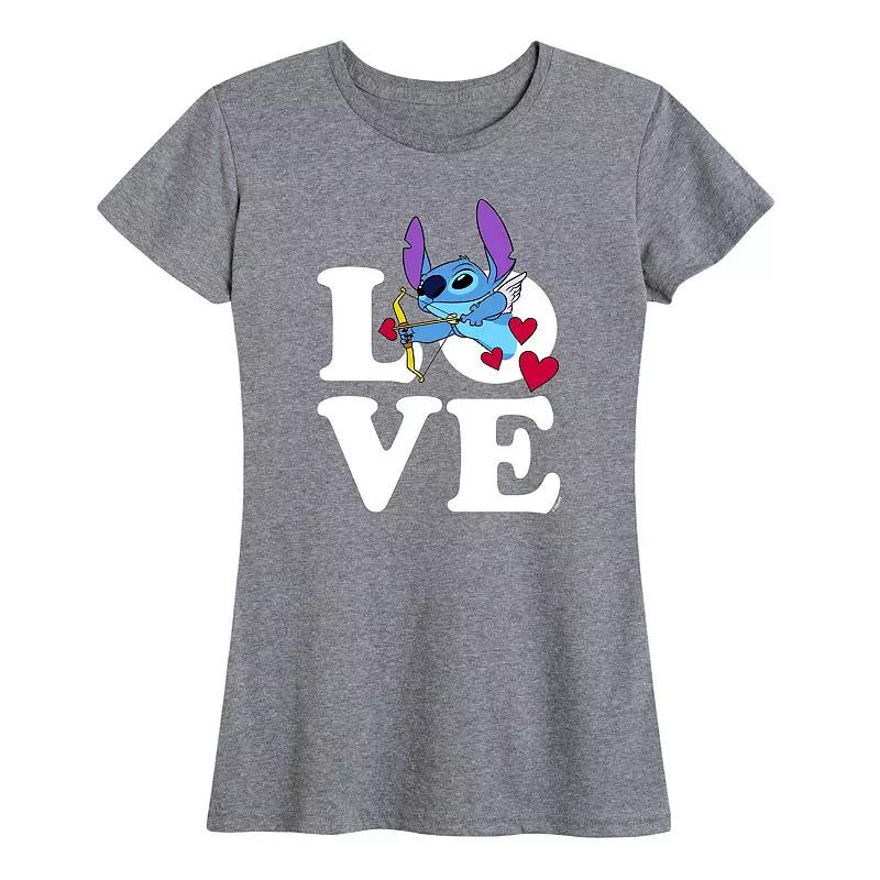 Disney's Lilo & Stitch Women's Love Cupid Graphic Tee,  Product Image