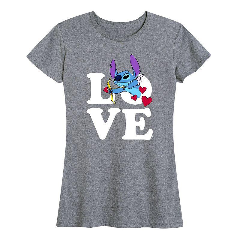 Disney's Lilo & Stitch Women's Love Cupid Graphic Tee,  Product Image