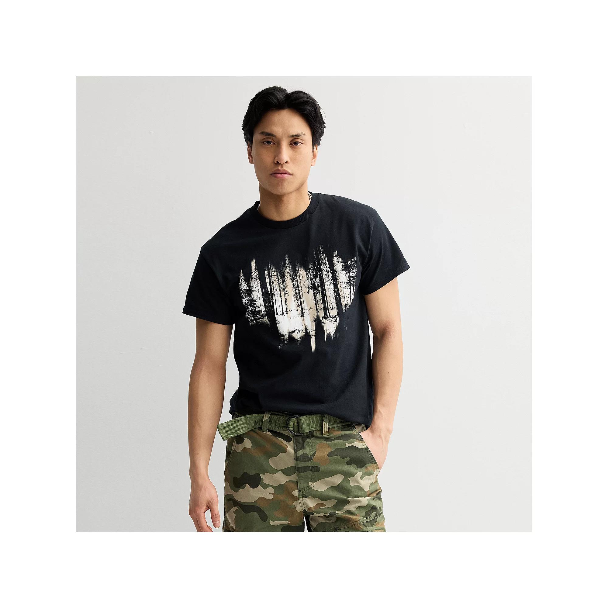 Men's Forest Graphic Tee, Size: Small, Black Product Image