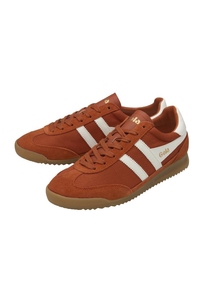 Gola Classics Men's Tornado Sneakers - Moody Orange / Off White Product Image