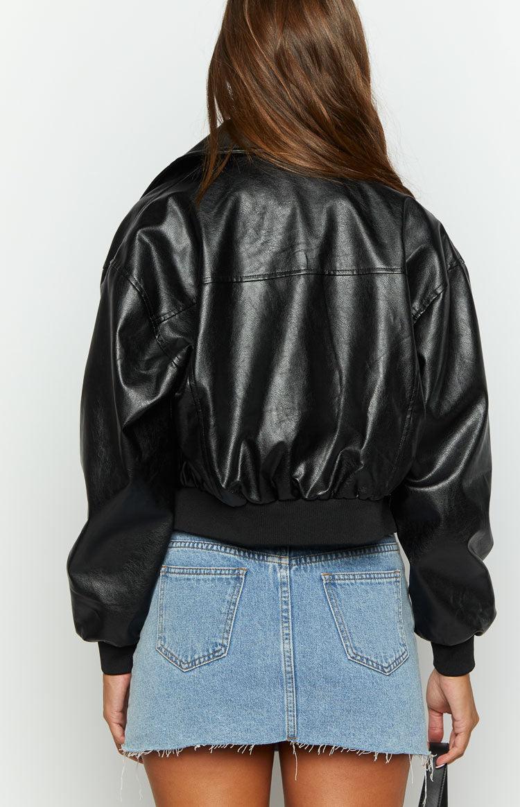 Abbi Black Cropped Jacket Girls Product Image