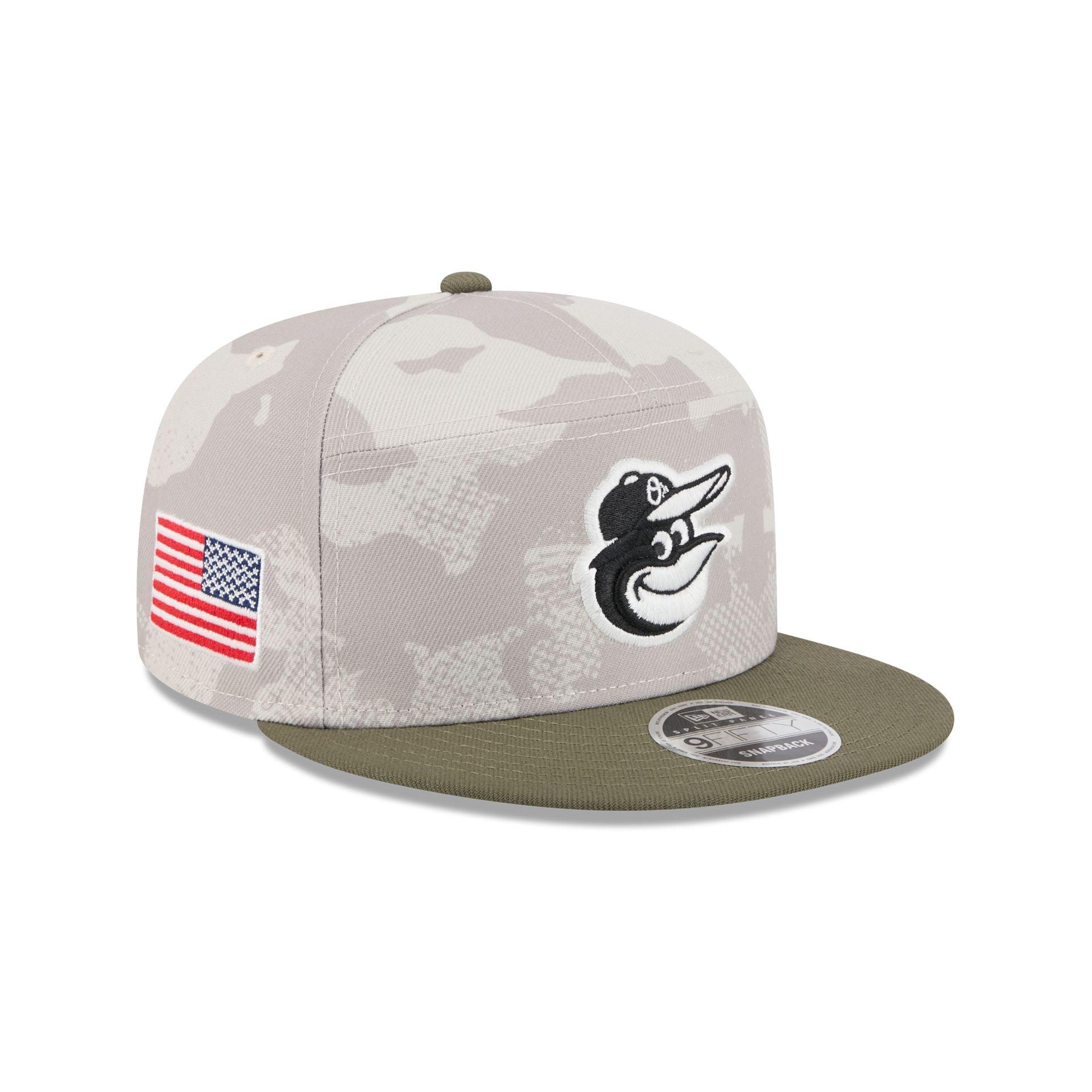 Arizona Diamondbacks Armed Forces Day 2025 Split Panel 9FIFTY Snapback Hat Male Product Image