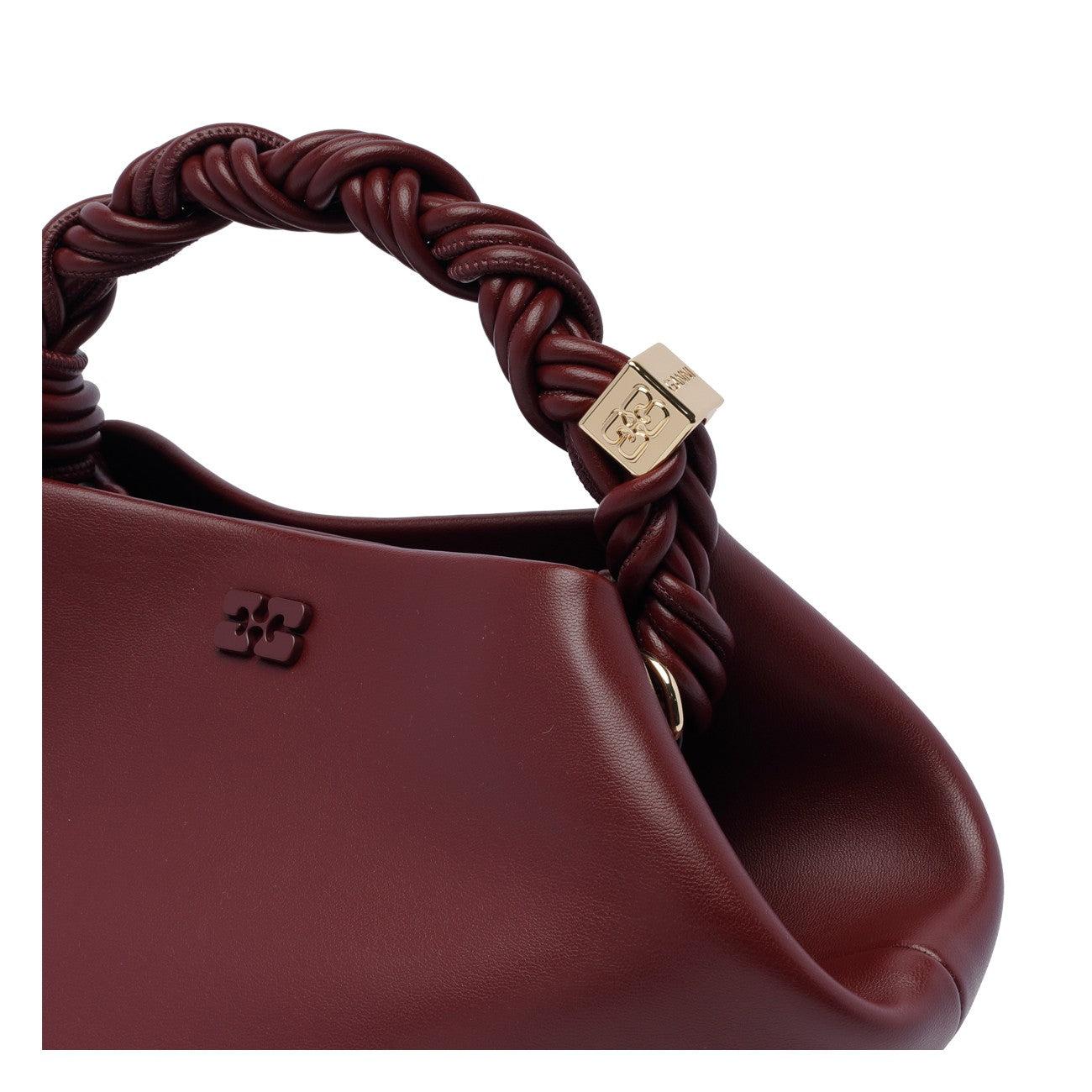 GANNI Bordeaux Mini Bou Handbag In Red Product Image