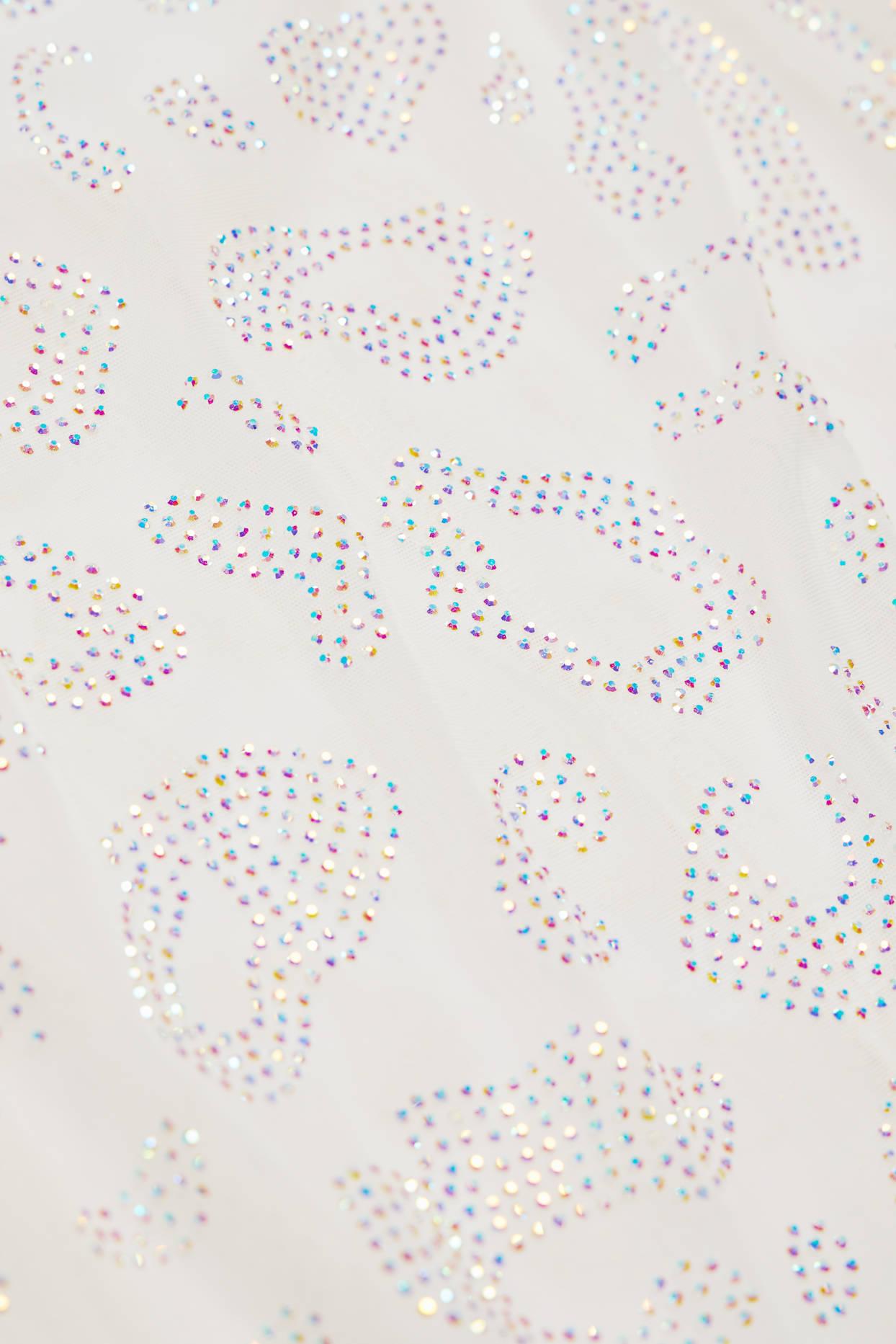 Embellished Backless Maxi Dress in White Product Image